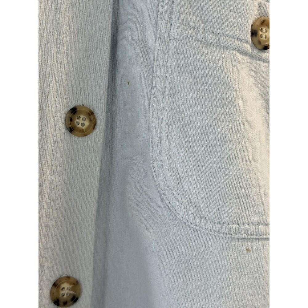 Vintage Susquehanna Trail Outfitters Women's L Light blue cotton button shacket - Picture 8 of 8